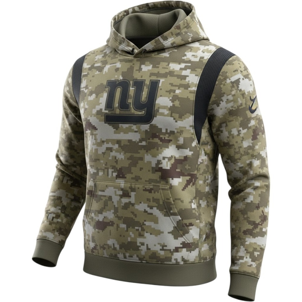 New York Giants Nike Salute To Service Military Hoodie Green Camp NFL kids L